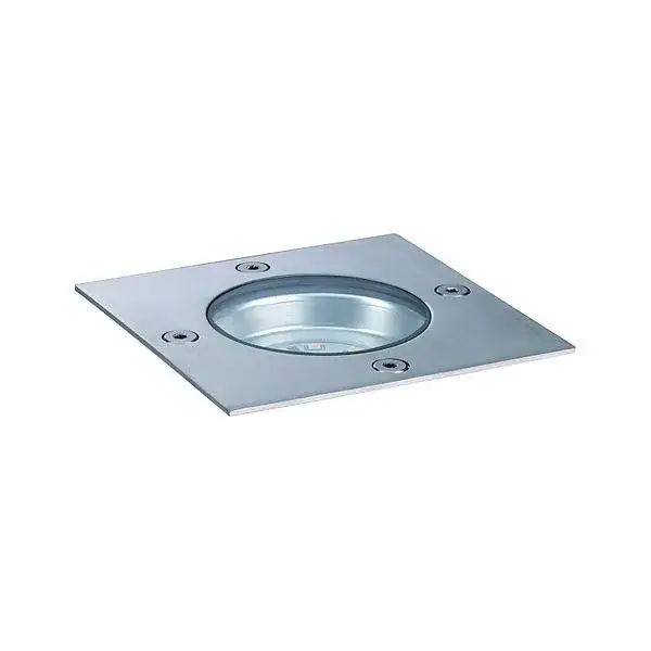 Kiárusítás Kerti lámpa Földre szerelhető kültéri Plug & Shine Padló IP65 4W 24V 3000K Négyzet Ezüst Paulmann