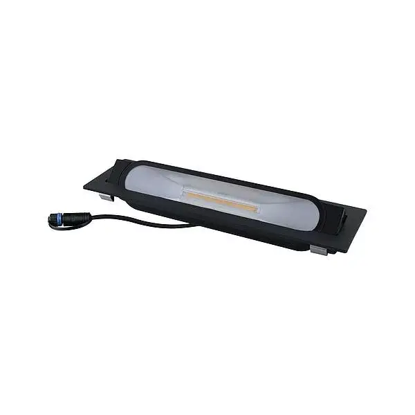 Gyors kiszállítás Kültéri kerti lámpa kültéri Plug & Shine ITO falmosó LED 6W 24V IP67 3000K spotlámpa beépített antracit Paulmann