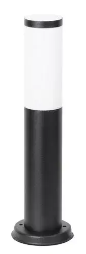 Prémium Kültéri LED kerti lámpa TORCH E27 IP44 oszlop 45cm fekete-fehér RABALUX