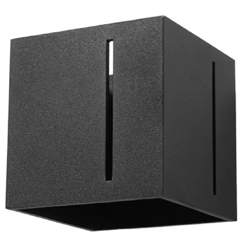 Vásárlói kedvenc PIXAR G9 LED fali lámpa Up Down Cube fekete SOLLUX