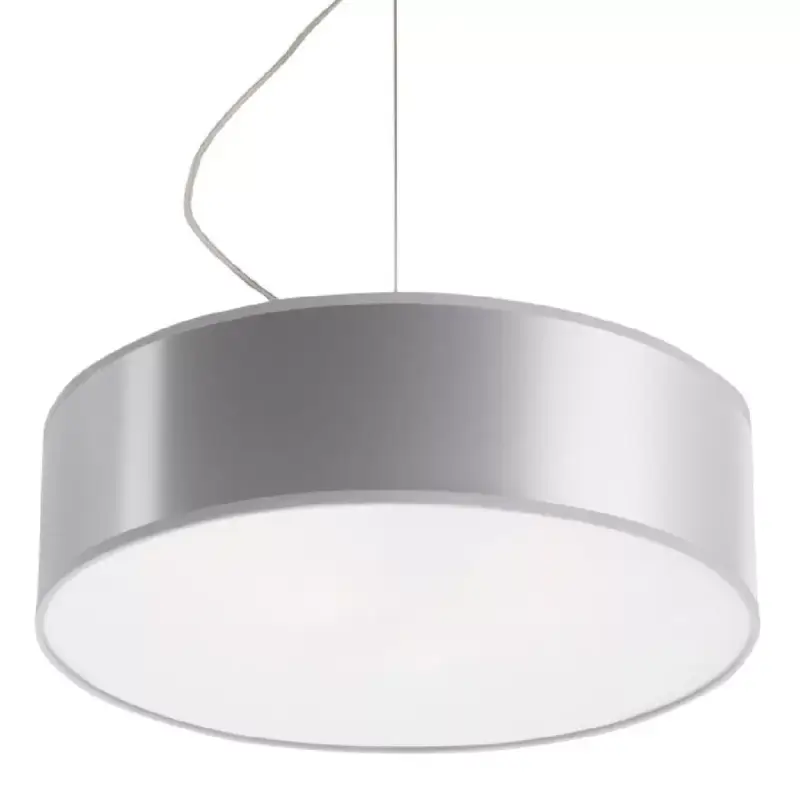 LED függő mennyezeti lámpa ARENA 2xE27 kerek 35cm szürke SOLLUX Korlátozott ajánlat