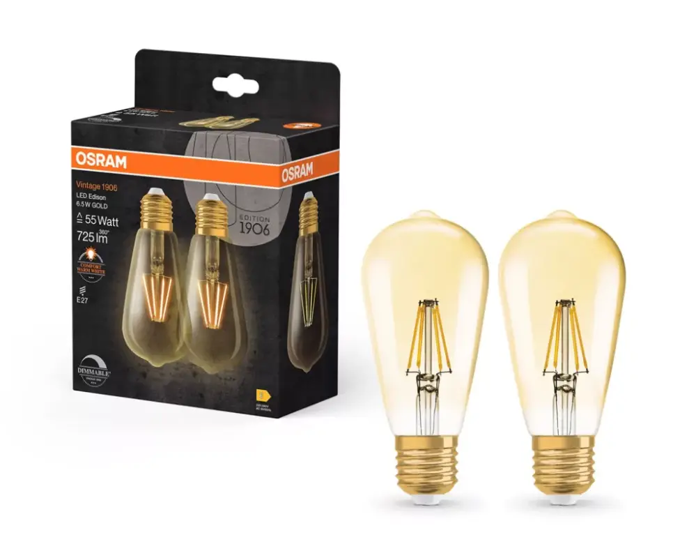 Biztonságos fizetés E27 LED izzó 6,5W 725lm 2400K szabályozható