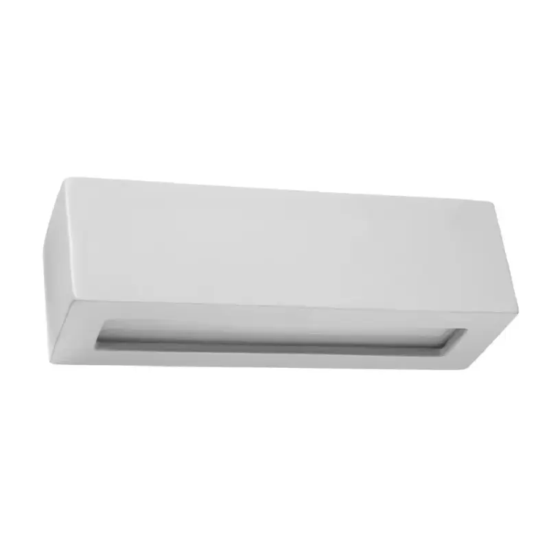 Korlátozott ajánlat VEGA E27 LED fali lámpa téglalap alakú kerámia szürke SOLLUX