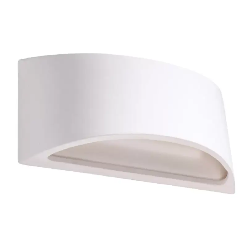 Gyors szállítás VIXEN G9 LED fali lámpa Félkör alakú kerámia fehér SOLLUX