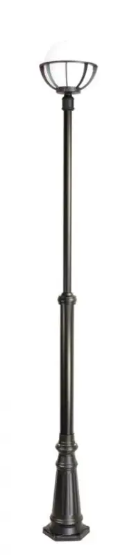Nézd meg most Kültéri kerti lámpaoszlop LANTERN E27 golyók kosárral 250 OGMWN 1 KPO 250 170-270cm fekete Su-Ma