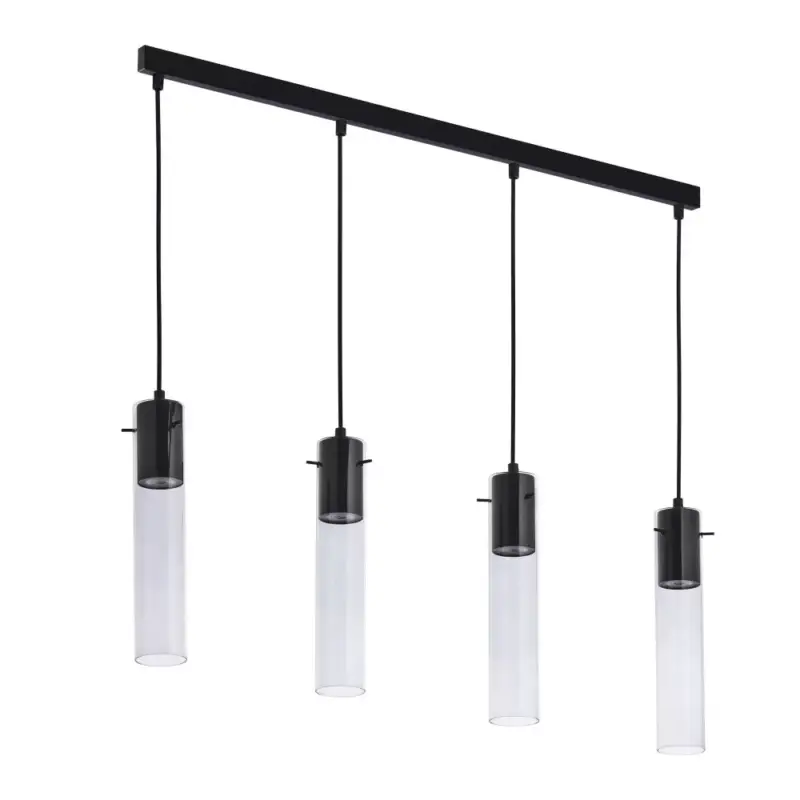 LOOK GRAPHITE függesztett mennyezeti lámpa csillár fekete és grafit minimalista 4xGU10 3249 TK világítás Akció