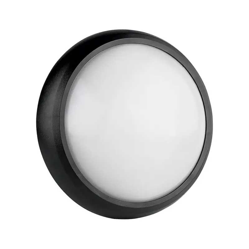 LED mennyezeti lámpa 8W 6400K 560lm IP54 kerek fekete VT-8014 V-TAC Exkluzív ajánlat