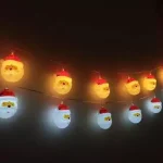 Kihagyhatatlan ajánlat LED fényfüzér Mikulás 10xLED 1,6m 2700K karácsonyi LVT
