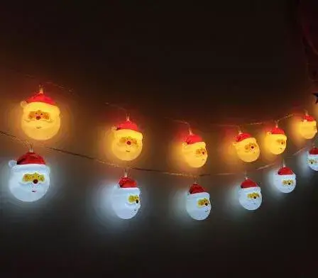 Kihagyhatatlan ajánlat LED fényfüzér Mikulás 10xLED 1,6m 2700K karácsonyi LVT