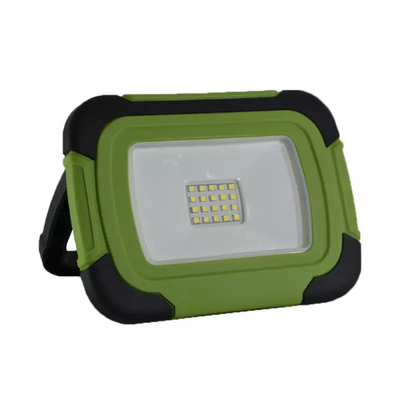 Exkluzív ajánlat LED reflektor 10W 700lm 4000K IP44 zöld+fekete USB SOS funkcióval újratölthető Samsung Chip VT-11-R V-TAC
