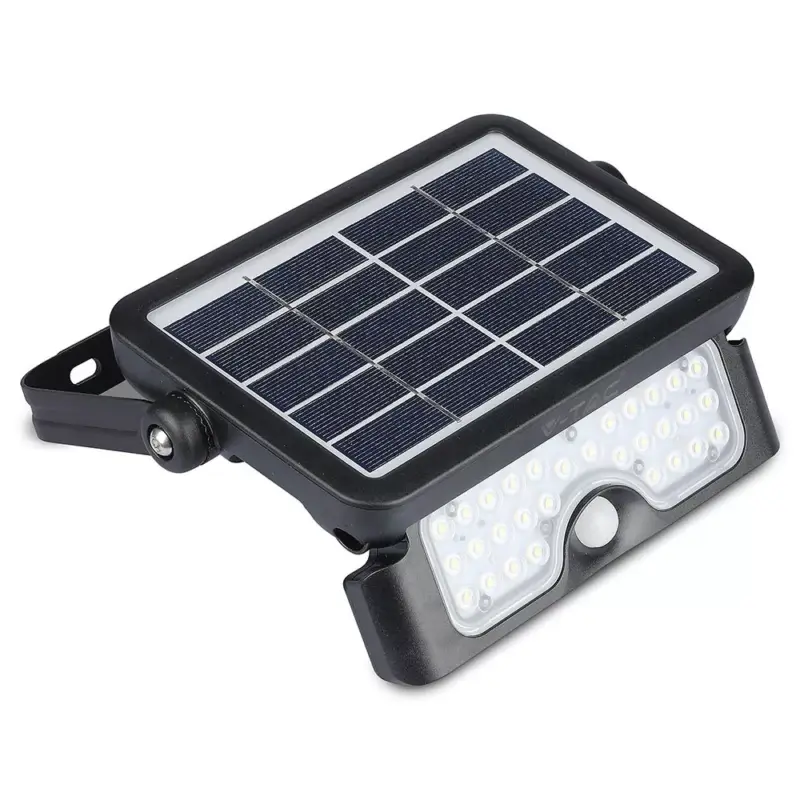LED reflektor 5W 4000K IP65 + napelem mozgásérzékelővel VT-777-5 V-TAC Szuper akció