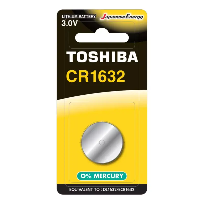 TOSHIBA Specialized Lithium Battery CR 1632 3V bliszter 1 db. Gyors kiszállítás