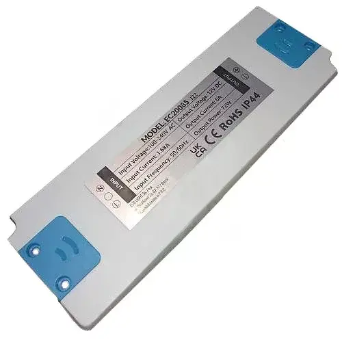 LED bútor tápegység 6A 72W 12V IP44 Eco-Light Gyors szállítás