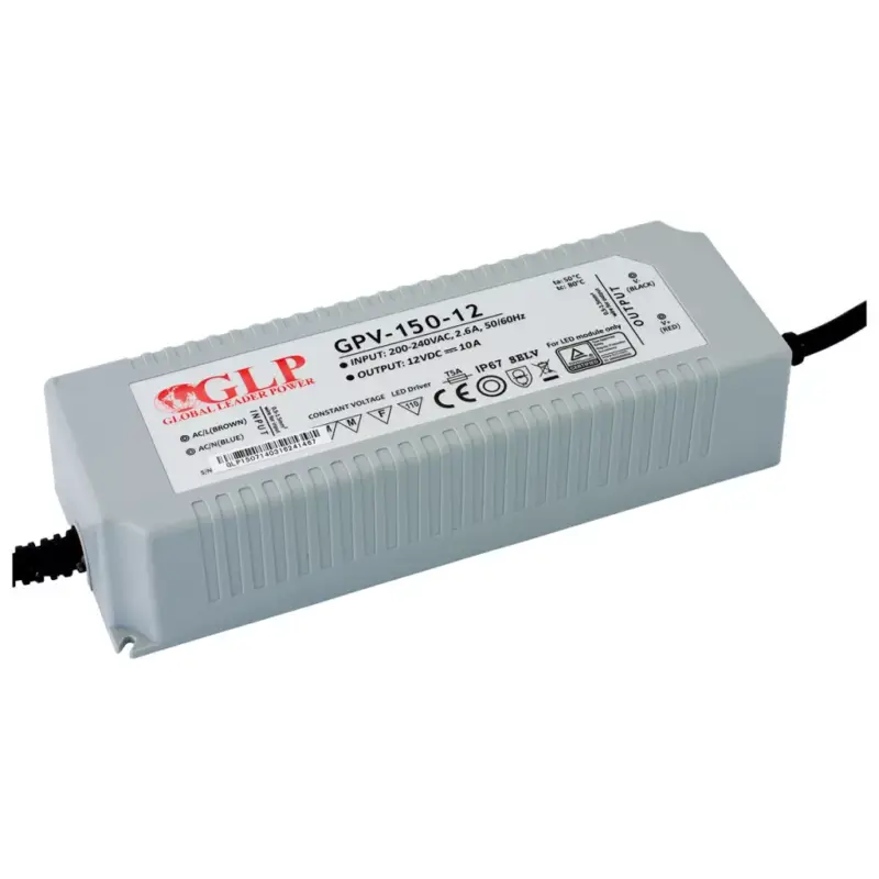 Végkiárusítás FESZÜLTSÉG LED tápegység 24V 150W 6.25A GPV-150-24 GLP HERMETIC