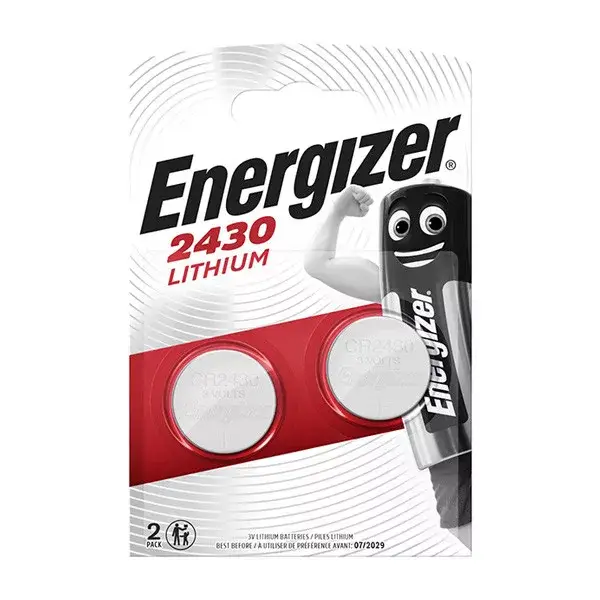 Különleges ajánlat ENERGIZER elemek ELEKTRONIKUS KÉSZÜLÉKEKHEZ CR2430 2 db-os buborékcsomagolás
