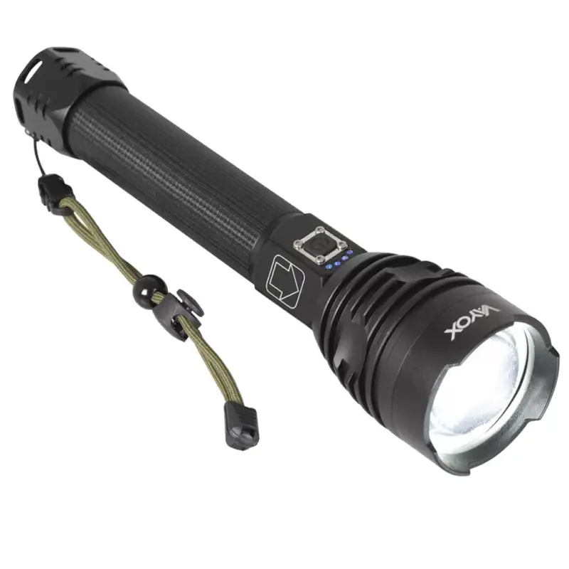 Korlátozott ajánlat Taktikai tölthető USB katonai LED zseblámpa 15W VA0075 Vayox