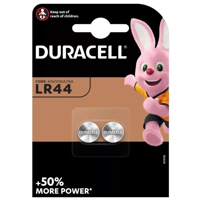Vedd meg most GOMBOS ELEMEK Duracell LR44 1,5V 2 db-os buborékcsomagolás