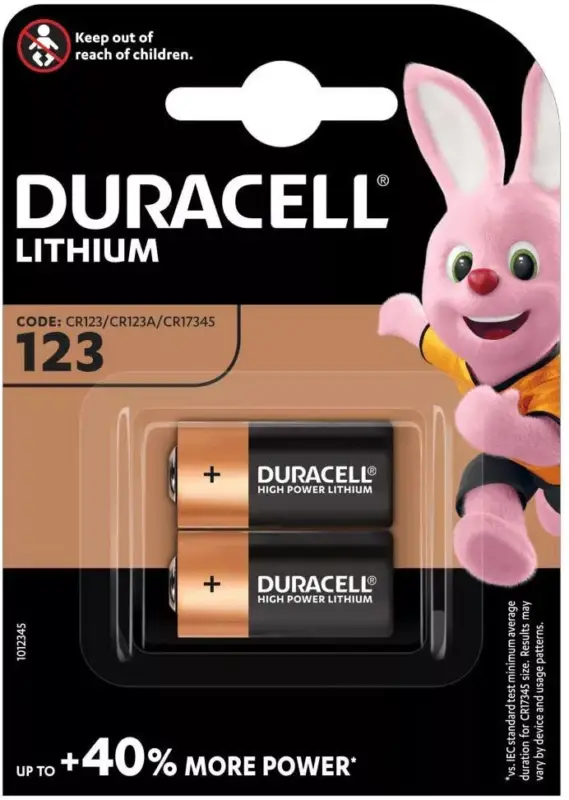 DURACELL LITHIUM ELEMEK 123 CR123 CR123A 3V 2 db-os buborékcsomagolás Nézd meg most