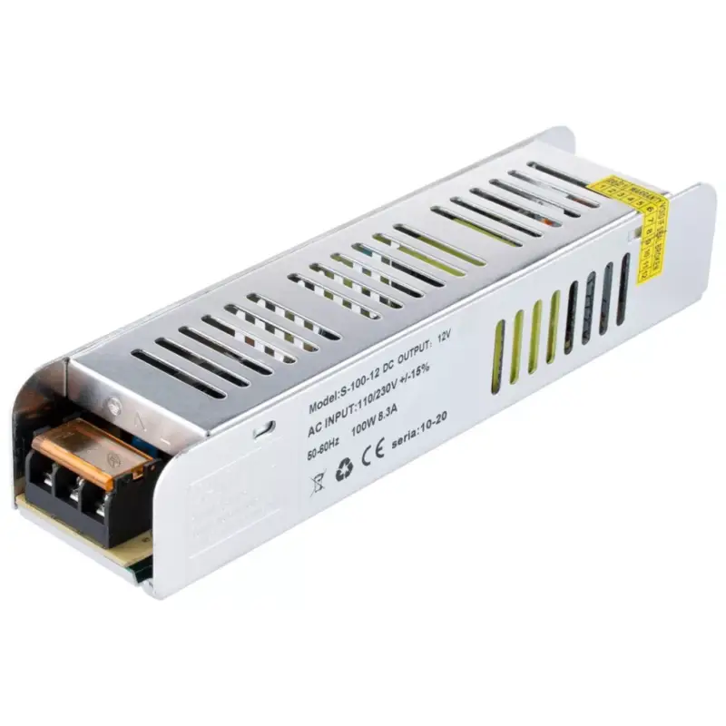 Moduláris állandó feszültségű tápegység 100W 8,33A 12V DC PFC SLIM LED Outlet