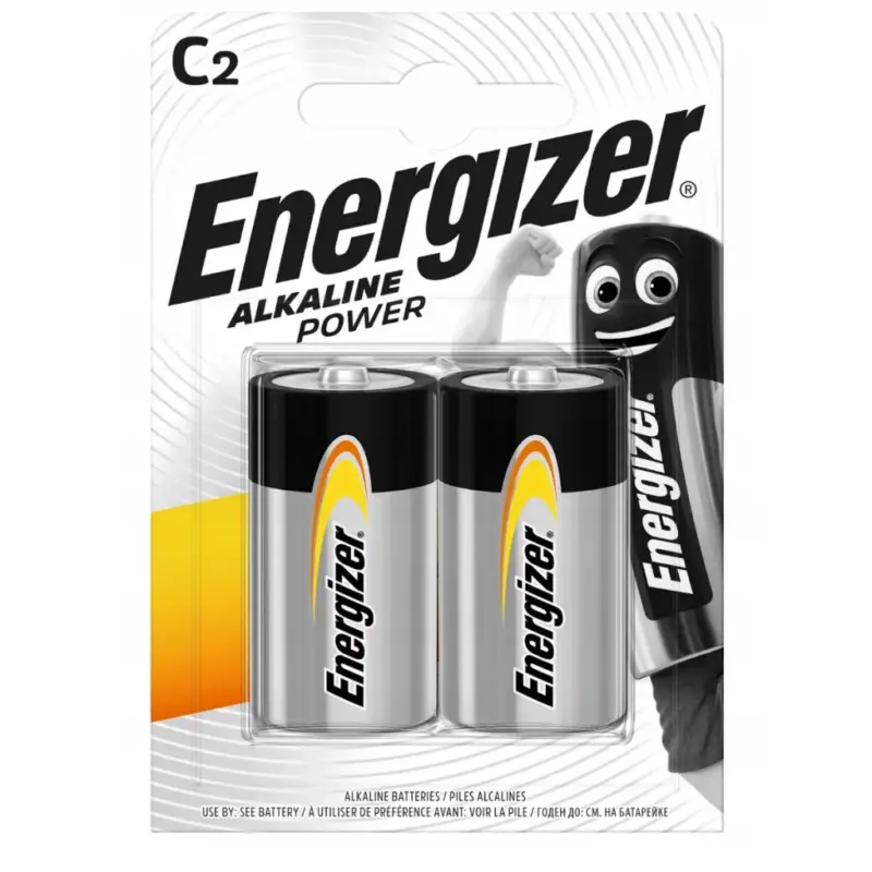 Kedvezmény ENERGIZER C LR14 alkáli elemek 2 db-os buborékcsomagolásban