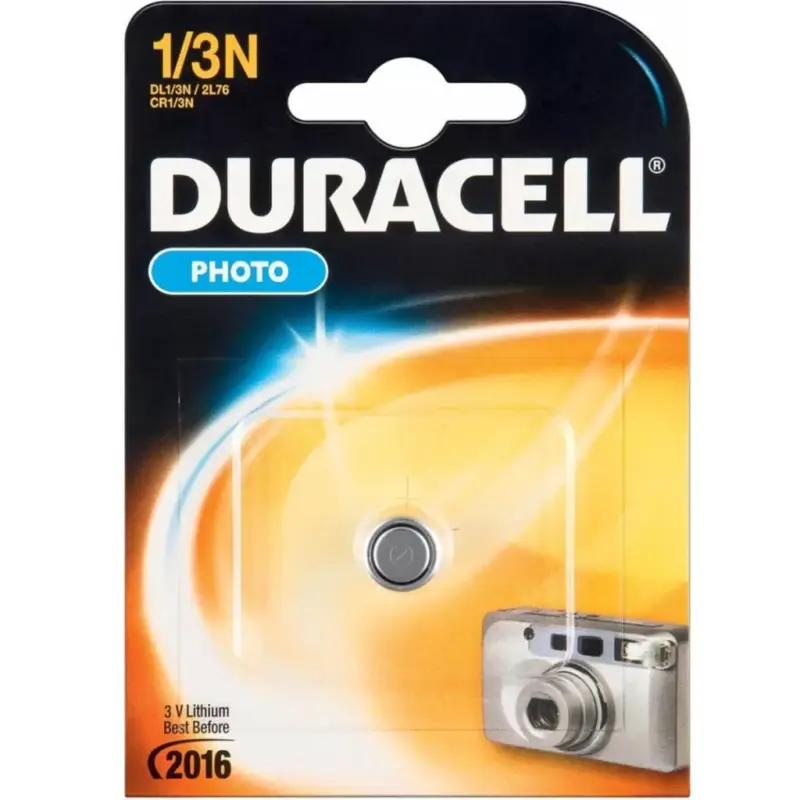 LITHIUM GOMBELEM DURACELL 1/3 N 2L76 Buborékfólia 1 db. Végkiárusítás