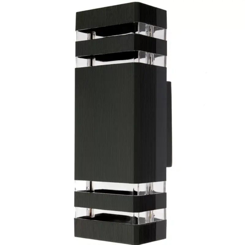 Utolsó esély Double Elevation Kerti fali lámpa INEZ DUO LED 2xGU10 ALUMÍNIUM Fekete IP54