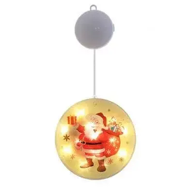 Árcsökkenés LED medál Mikulás 3xAAA 14cm 2700K karácsonyi LVT