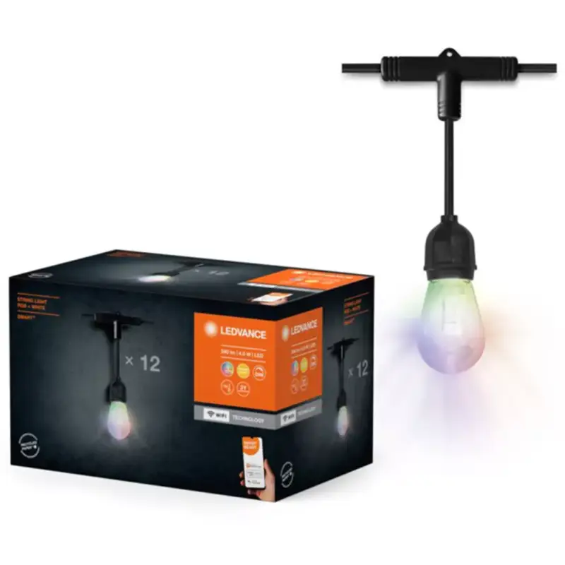 Garden Girland kültéri füzérlámpa 4,5 W SMART+ RGB füzér + W LEDVANCE Legnépszerűbb