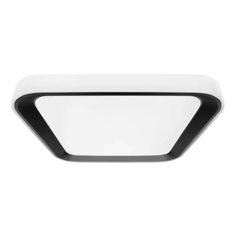 Expressz kézbesítés Felületre szerelhető LED mennyezeti lámpa Fekete négyzet QUADRO 66W 50 cm CCT + Milagro távirányító