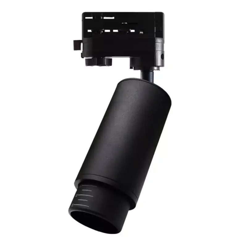 Track spotlámpa Mica GU10 ZOOM Track Light mennyezeti lámpa 3 - fázisú Black Milagro Bestseller