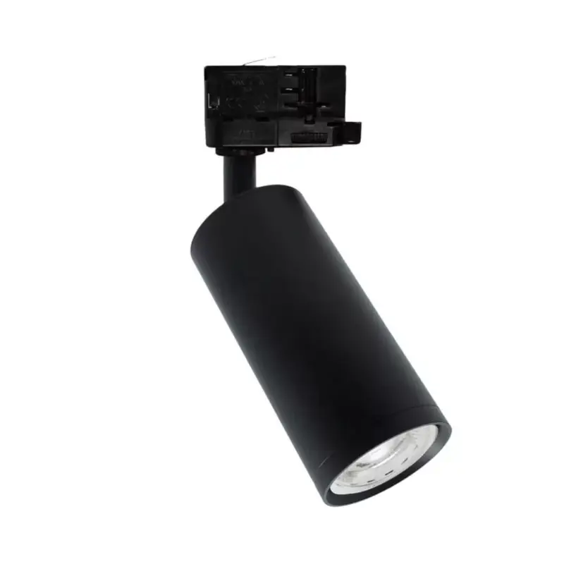 Sínes spotlámpa Mennyezeti lámpa Tuba MICA GU10 Track Light 3 - fázis Fekete Milagro Végkiárusítás