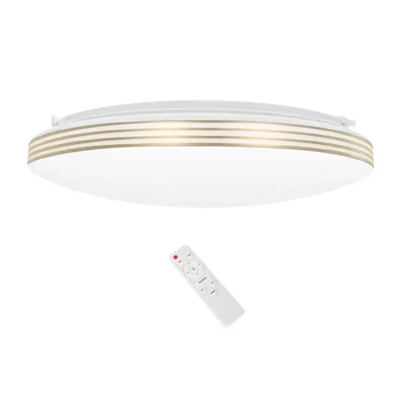 Felületre szerelhető LED mennyezeti lámpa 72W 4320lm CCT 55cm SIENA GOLD Milagro + távirányító Árcsökkenés