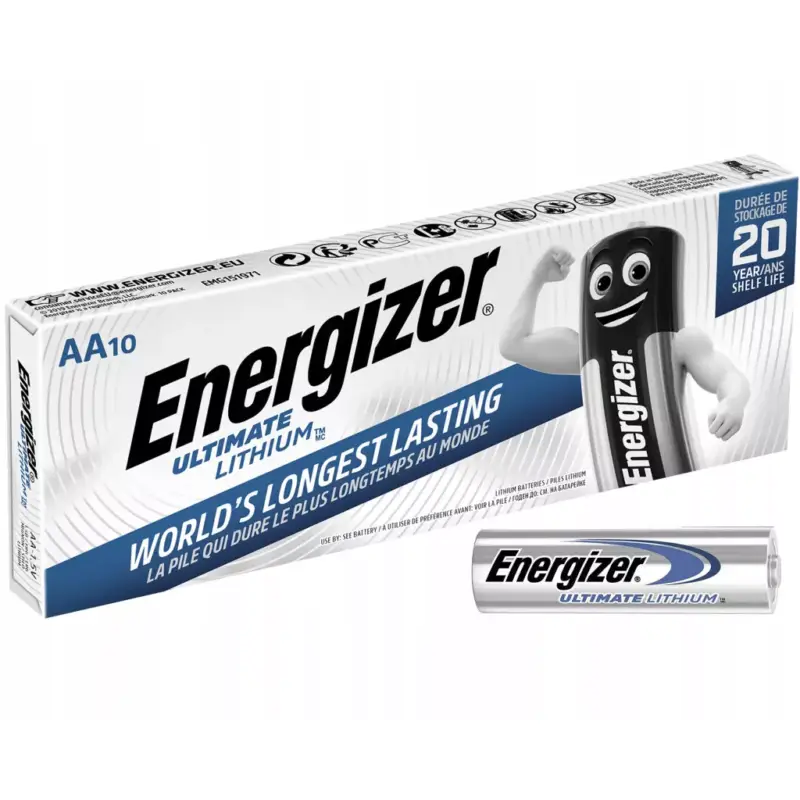 10x ENERGIZER ULTIMATE LITHIUM AA LR6 1,5V elem Szezonális akció