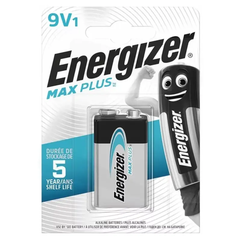 Ne maradj le Akkumulátor ENERGIZER MAX PLUS 6LR61 6F22 9V 1db Buborékfólia