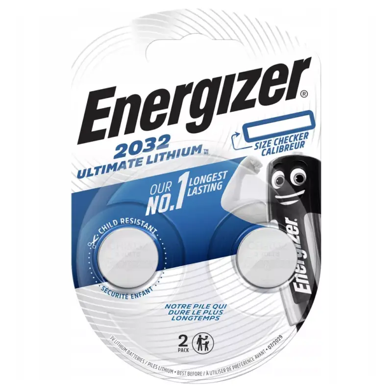 Vedd meg online 2x ENERGIZER ULTIMATE LITHIUM akkumulátor elektronikus eszközökhöz CR2032 buborékcsomagolás