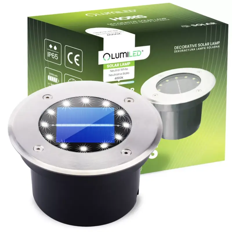 Olcsóbb Solar Inrun LED földi lámpa 4000K IP65 HORIS LUMILED
