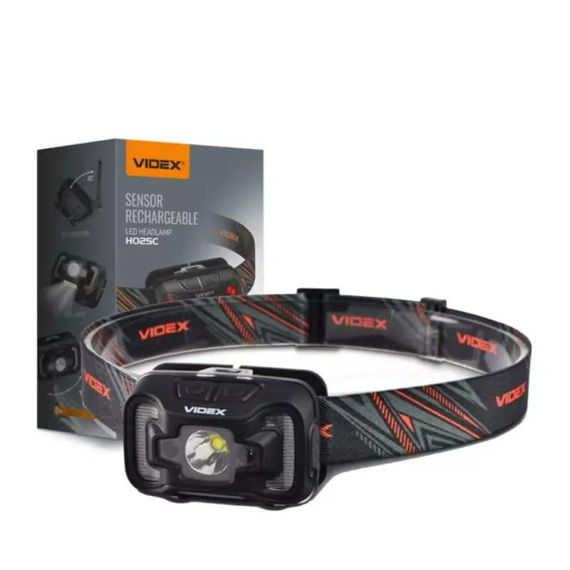 Nézd meg most Újratölthető LED fejlámpa érintésérzékelő 5W + COB 310lm 5000K H025C VIDEX