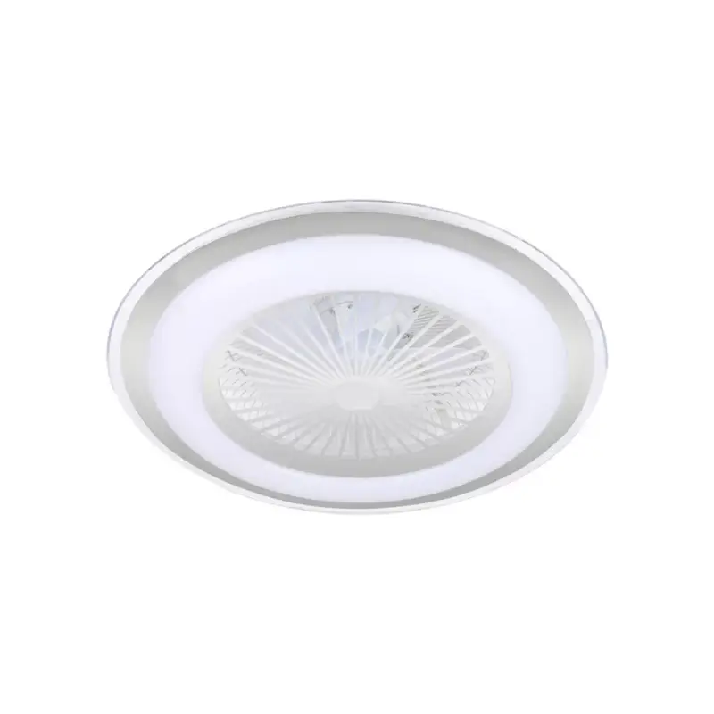Bestseller LED felületre szerelhető mennyezeti lámpa ZONDA Silver 48W Milagro ventilátorral