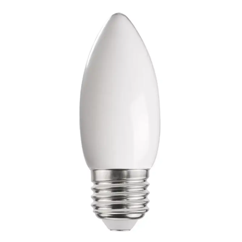 LED izzó XLED C35 GYERTYA E27 6W 810lm 4000K Semleges Izzószál Milky KANLUX Különleges ajánlat