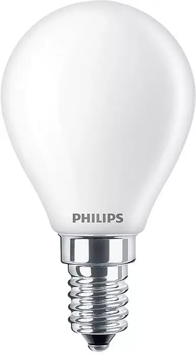 Azonnal elérhető LED izzó gömb E14 P45 6.5W = 60W 806lm 2700K meleg izzószál tejszerű PHILIPS
