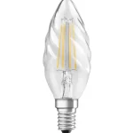 Kedvezmény LED izzó BW35 E14 4W = 40W 470lm 2700K meleg fehér FILAMENT LEDVANCE
