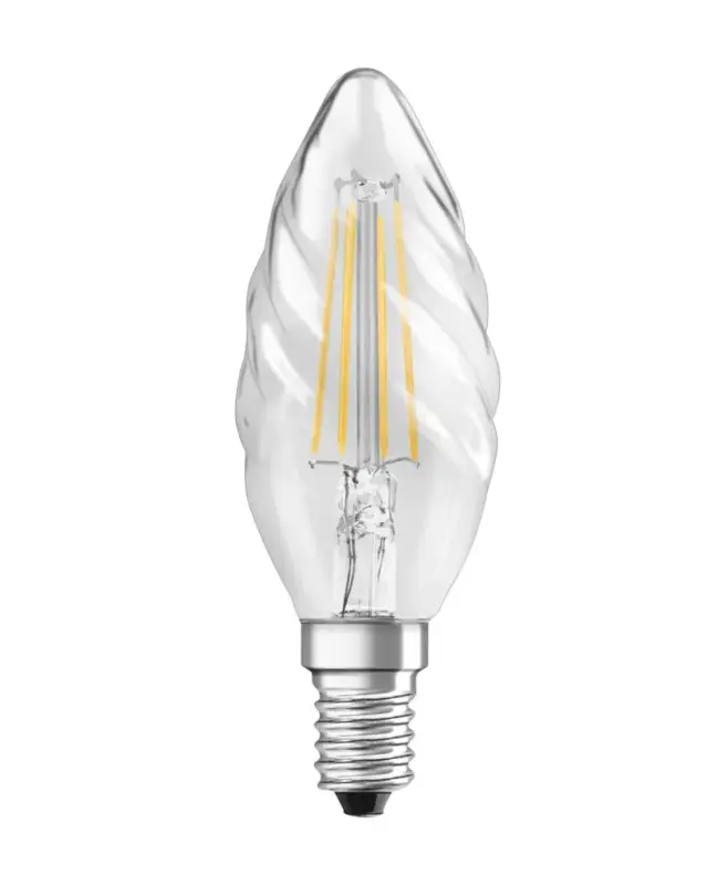 Kedvezmény LED izzó BW35 E14 4W = 40W 470lm 2700K meleg fehér FILAMENT LEDVANCE