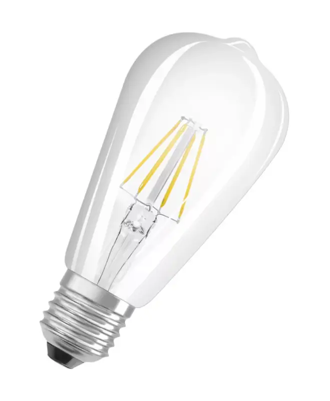 Korlátozott ajánlat LED izzó ST64 E27 4W = 40W 470lm 2700K meleg fehér FILAMENT LEDVANCE
