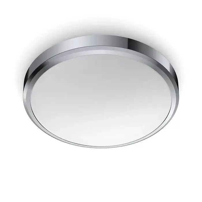 Olcsó LED mennyezeti lámpa, felületre szerelhető DORIS 17W 4000K IP44 31cm króm PHILIPS