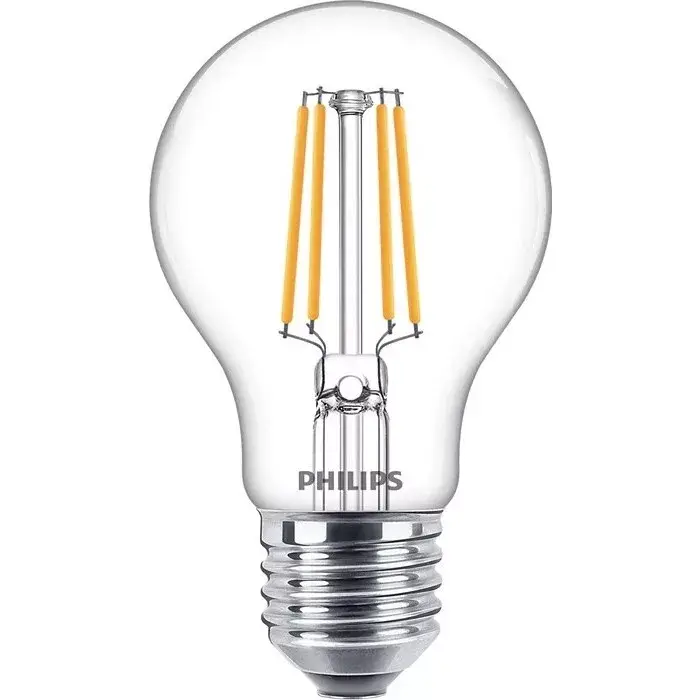 Korlátozott ajánlat LED izzó E27 A60 4.3W = 40W 470lm 2700K meleg izzószál PHILIPS