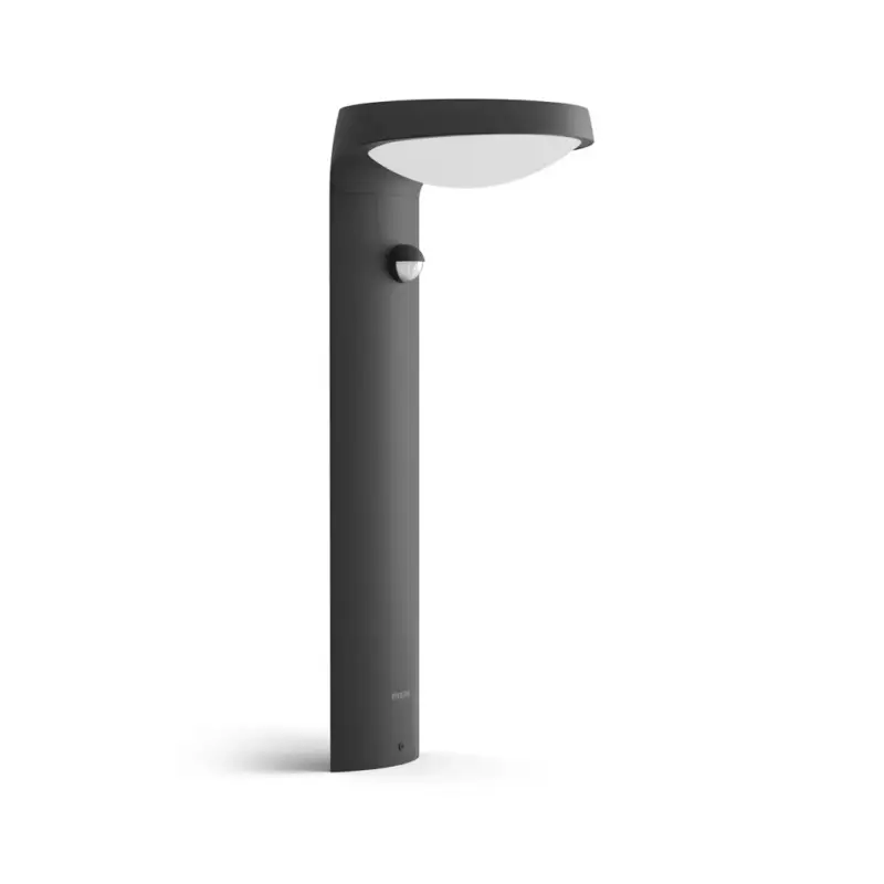 LED-es kerti lámpa kültéri TYLA IR myGarden 9W 2700K IP44 mozgás- és szürkületérzékelővel, 40 cm-es antracit PHILIPS Árcsökkenés
