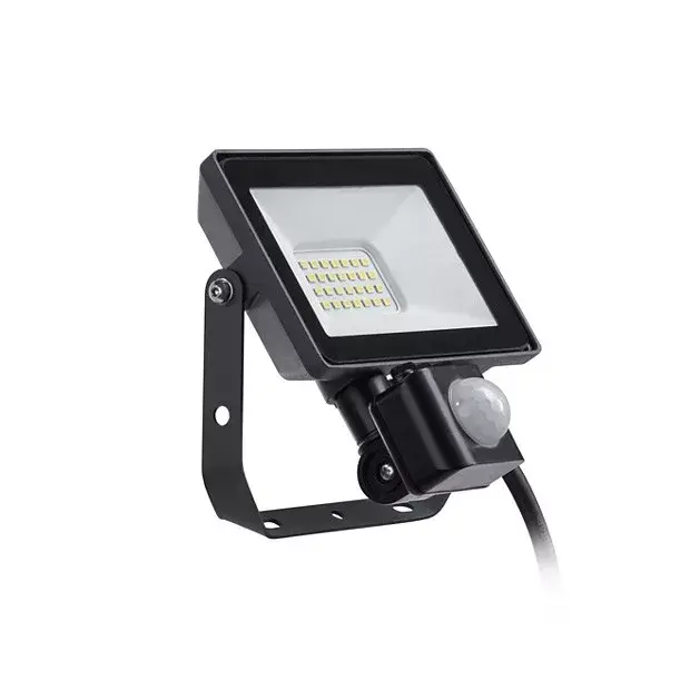 LED-es reflektor 20W 1900lm 4000K IP65 fekete mozgás- és szürkületérzékelővel ProjectLine Floodlight PHILIPS Expressz kézbesítés