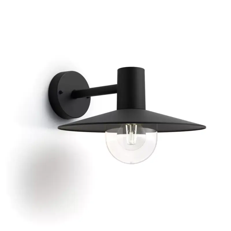 Kerti LED lámpa Fali lámpa homlokzat SKUA myGarden E27 IP44 Down Light Fekete PHILIPS Kihagyhatatlan ajánlat