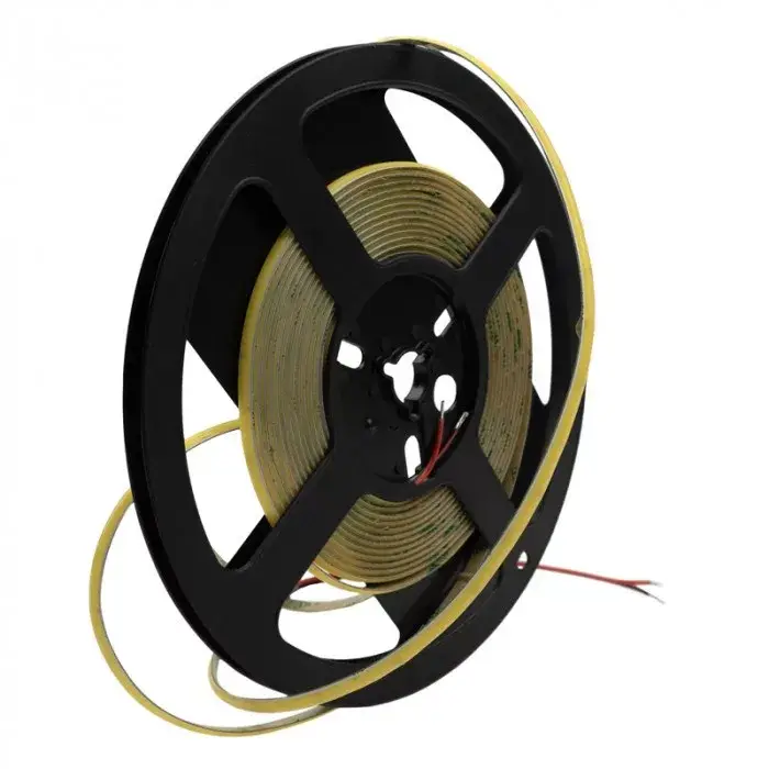 LED csík COB 480 7W/M 3000K IP20 12V 5MM 5M P Olcsóbb