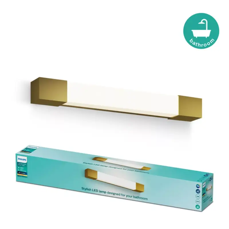 Tükörlámpa LED 5W 730lm 2700K 44cm IP44 Copper Rover Philips Újdonság
